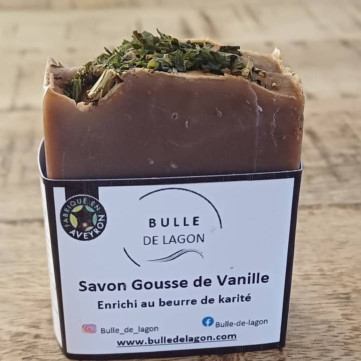 bulle de lagon - Vente Pains de savon - Savon Gousse de Vanille0