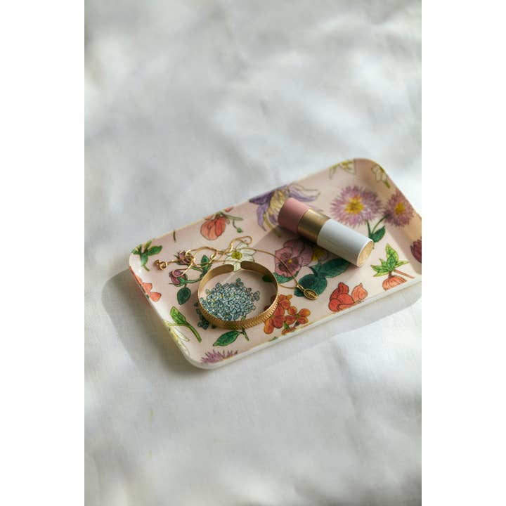 Linen Tray (S) Isabelle Boinot Fleur for wholesale on Faire