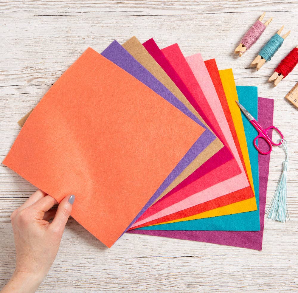 Wool Couture Company – wholesale Craft supplies – Felt Bundle Summer3