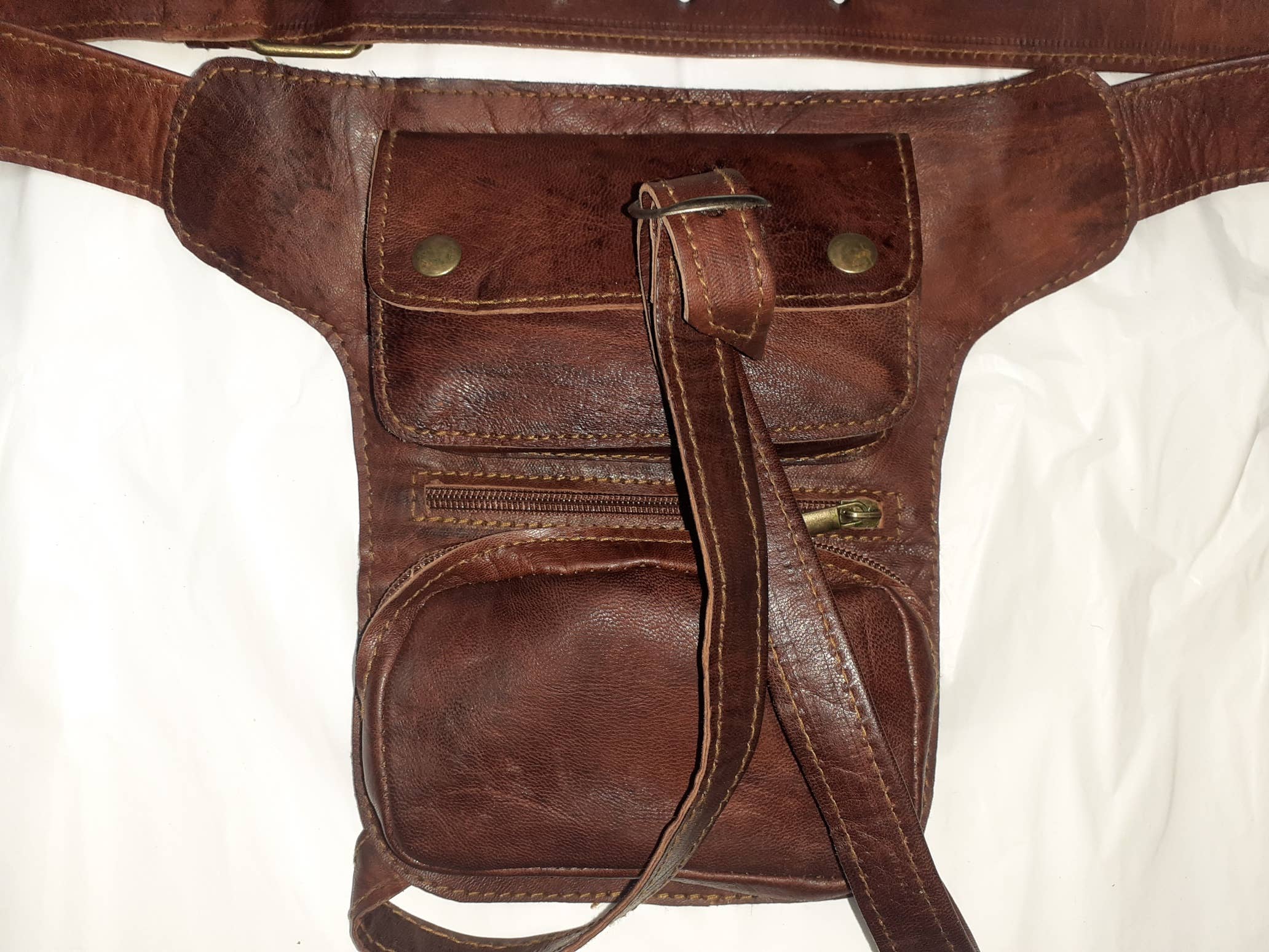 Hecho a mano – Engroshandel Bæltetaske - Dame – Medium bikerbenstaske1