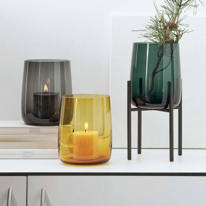 AJANA Blown Glass Vase/Hurricane Candle Holder*2-3MOLeadTime for wholesale by ASA Selection