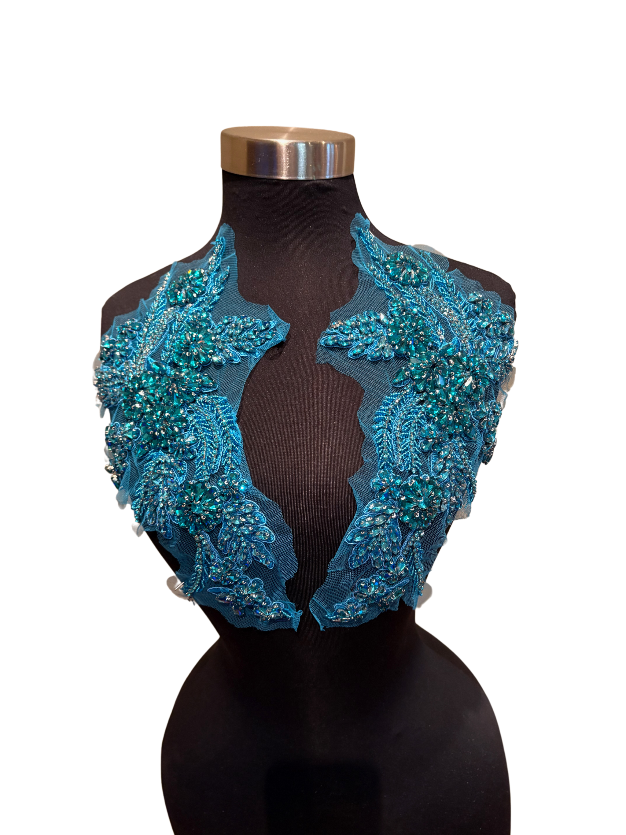 Appliques with Glitz - Wholesale Patch - Rhinestone Applique Pair (Various Colors)11