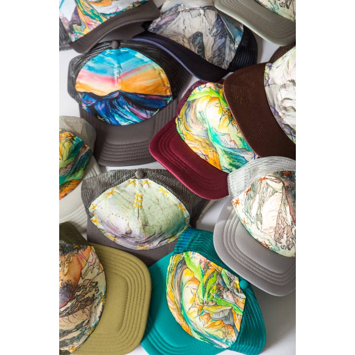 AH0001 Signature Art Trucker Hat for wholesale by Blowfish Designs