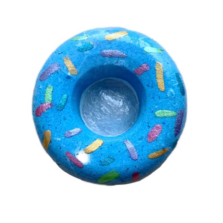 La Bomba - Wholesale Bruisbal/schuim - Donut Bath Bomb. Blauw, kauwgom2