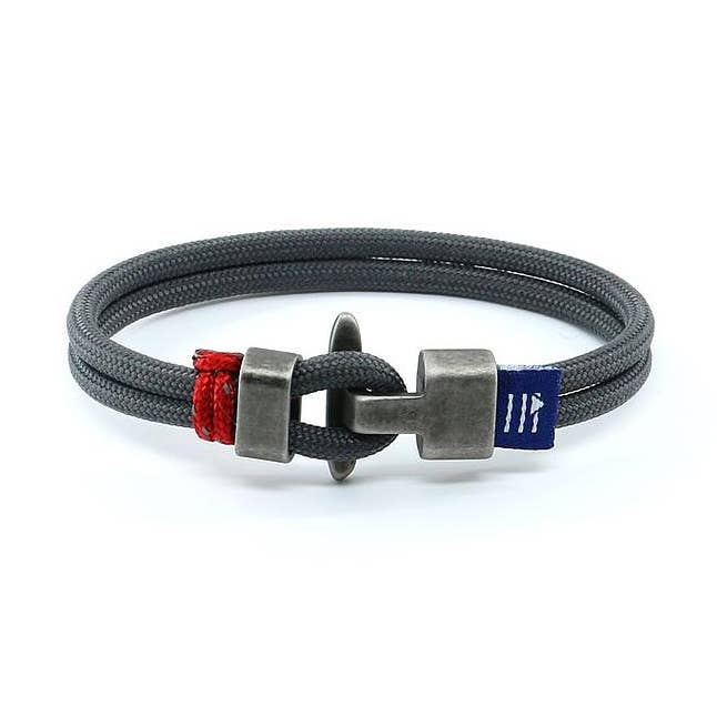 Herrenarmband | T'Jeans - grau für den Großhandel von Être - Bracelets & Accessories