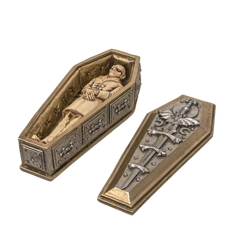 Pacific Trading - Wholesale Decorative Box - Nosferatus's Haunted Vampire Coffin Box with Mirror5