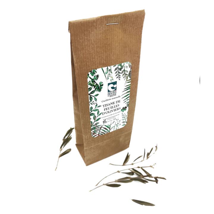 Organic olive leaf tea for wholesale by KAEA Savonnerie