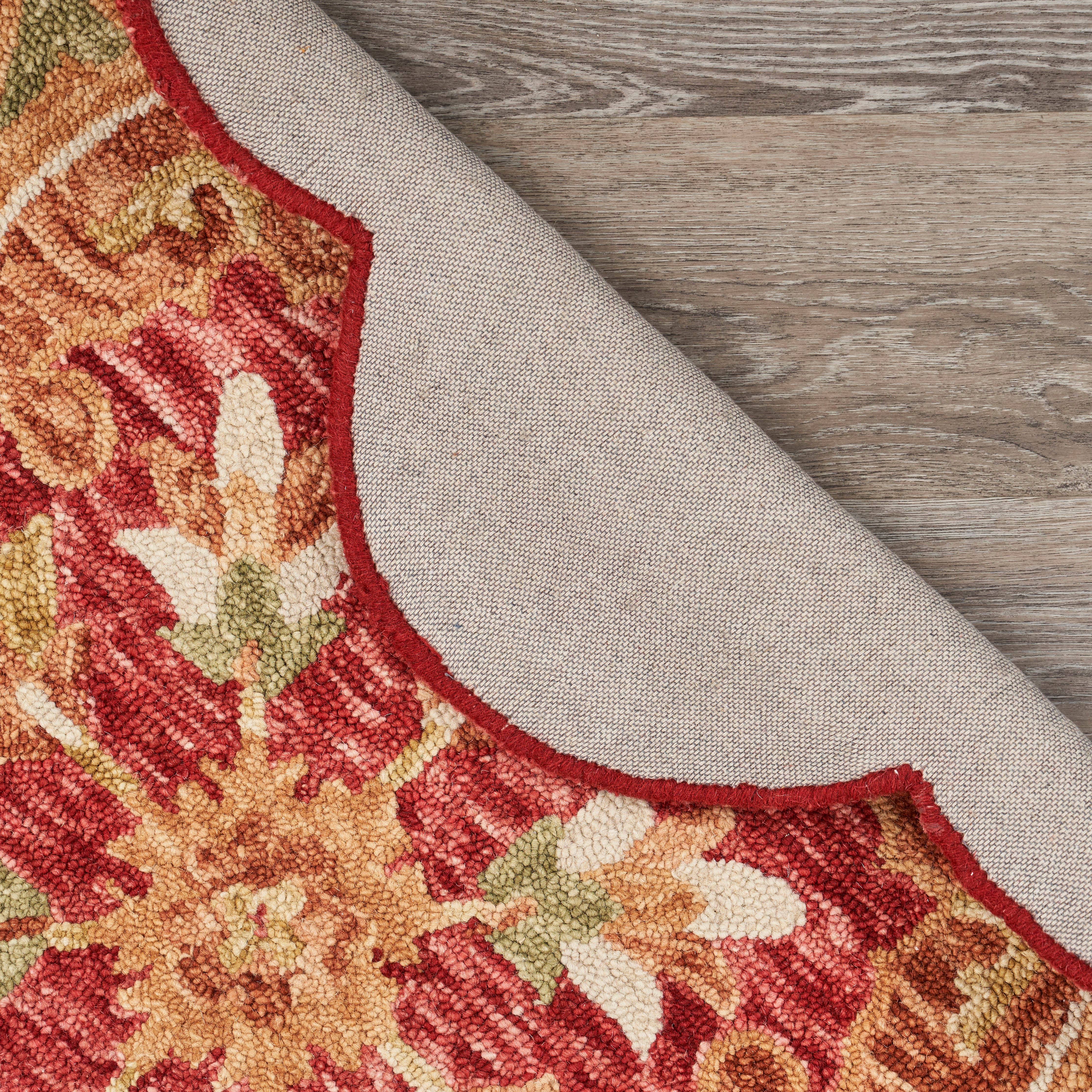 LR Home - Wholesale Area Rug - Nia Classic Scalloped Edge Hand-Tufted Wool Indoor Area Rug60