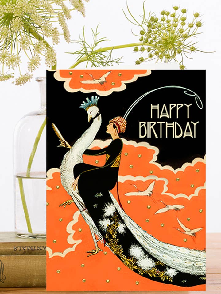 HB175P ~ Hand Glittered Birthday Card for wholesale by Madame Treacle
