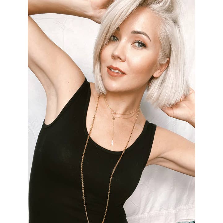 Kenda Kist Jewelry - Wholesale Link & Chain Necklace - Mykonos Long Layer Necklace6