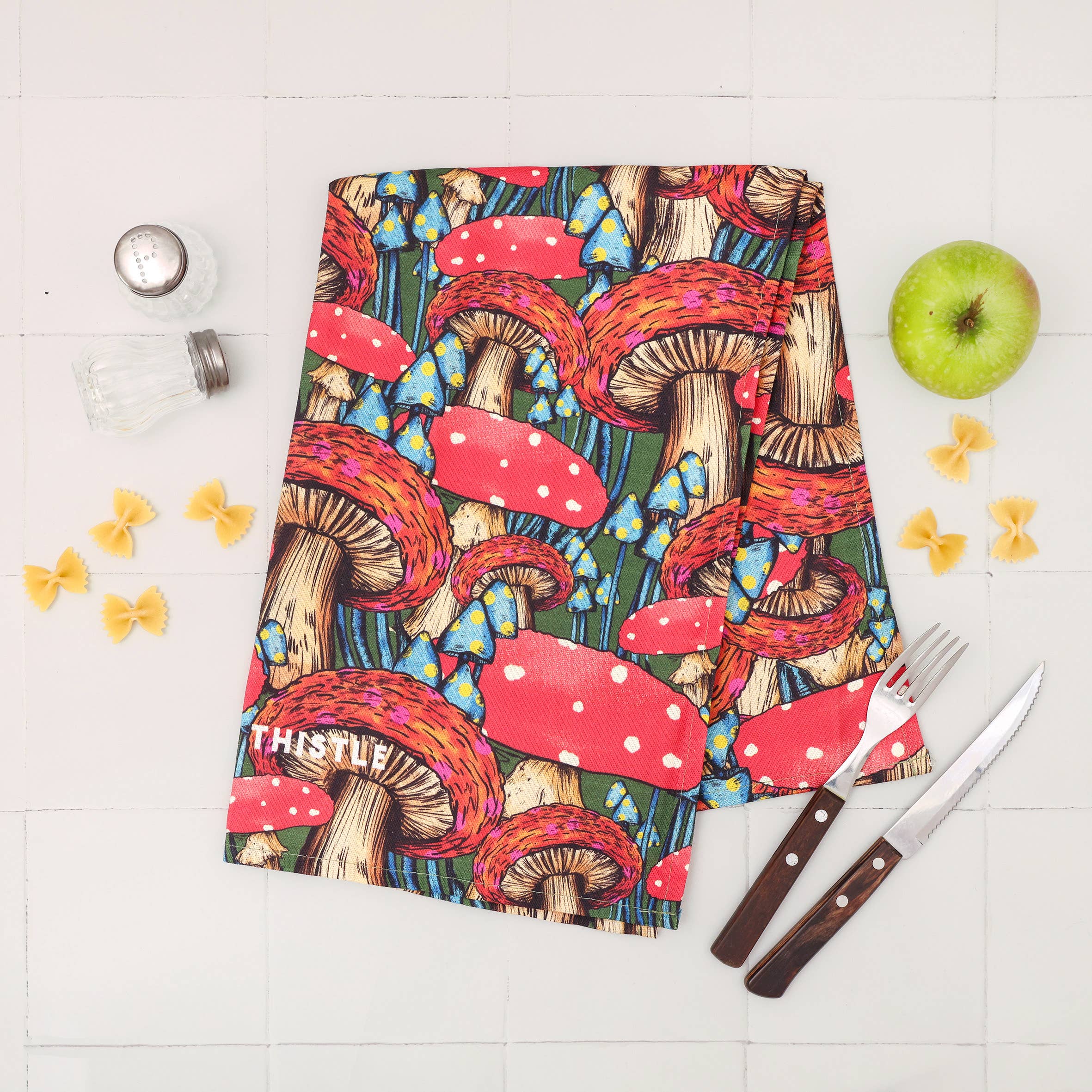 Fawn & Thistle Ltd (US Duties Paid) - Wholesale Tea Towel - Mushroom Tea Towel | 100% Cotton Dish Towel | Funghi7