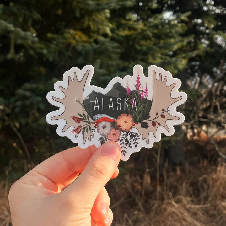 Lauren Simpson Art - Wholesale Sticker - Alaska Sticker