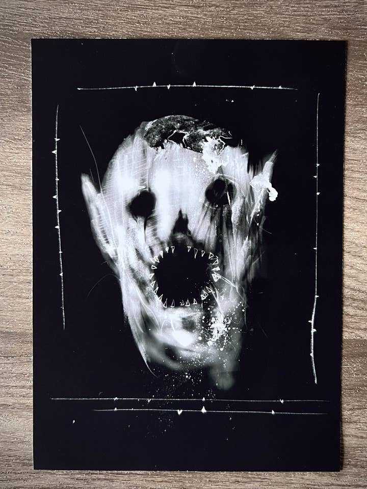 Affiche d'art Vampire Kiss-Dark pour la vente par Andy Sciazko Art