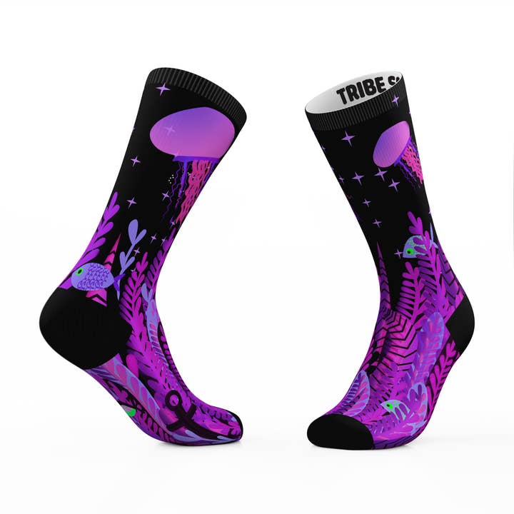 Lilla Seascape Strumpor för wholesale av Tribe Socks