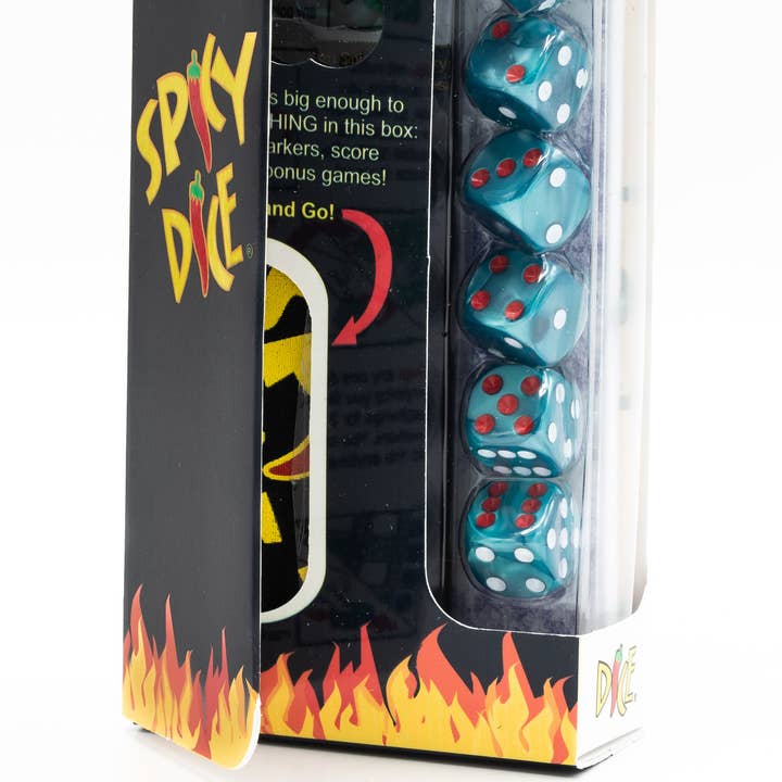 Enginuity Games - Wholesale Dice - Spicy Dice 4-FUN pack, display of 63