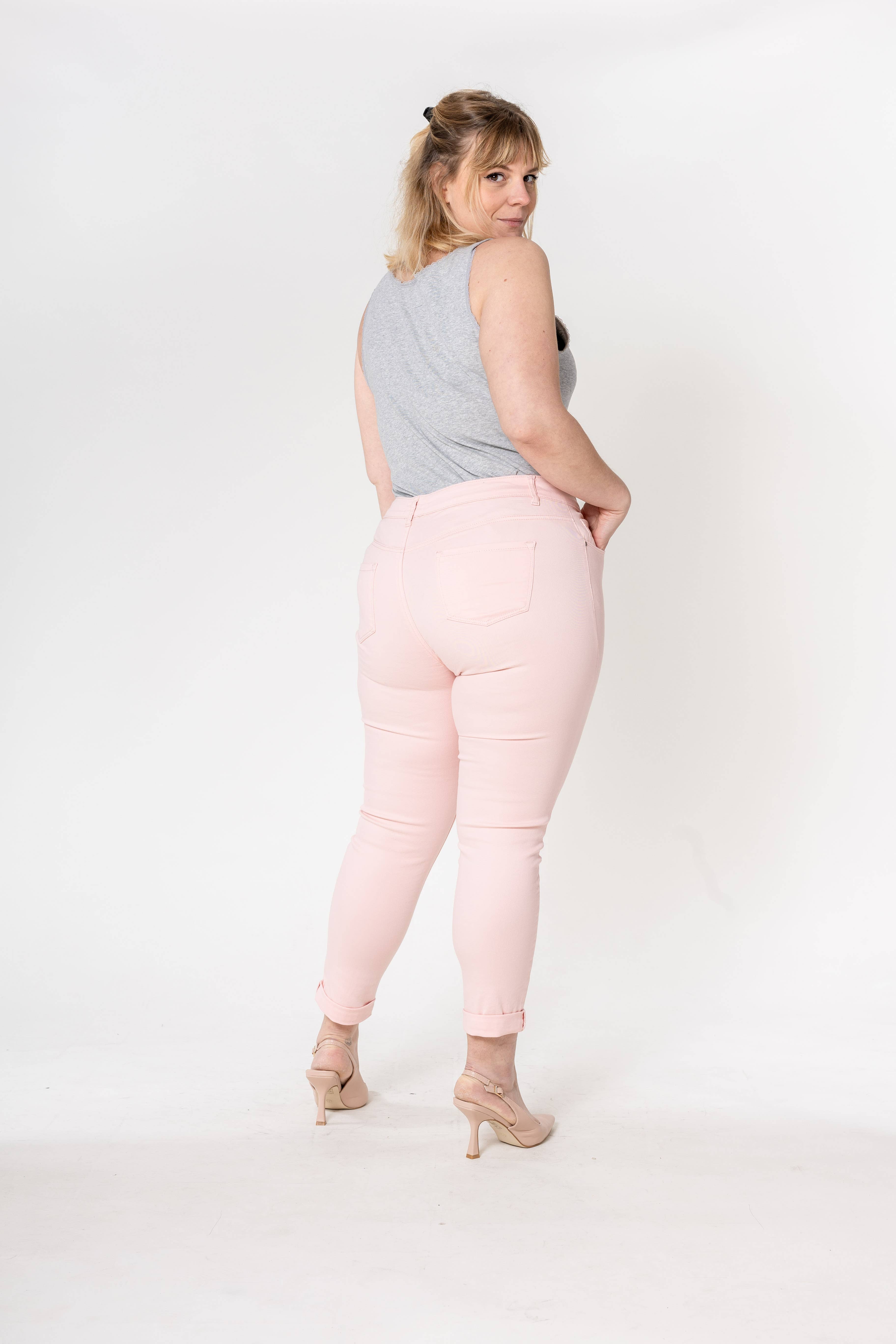 Nina Carter – Calças - Mulher por atacado – Tamanho Plus Curve Plus Tamanho Voltar ao Pescoço P19979