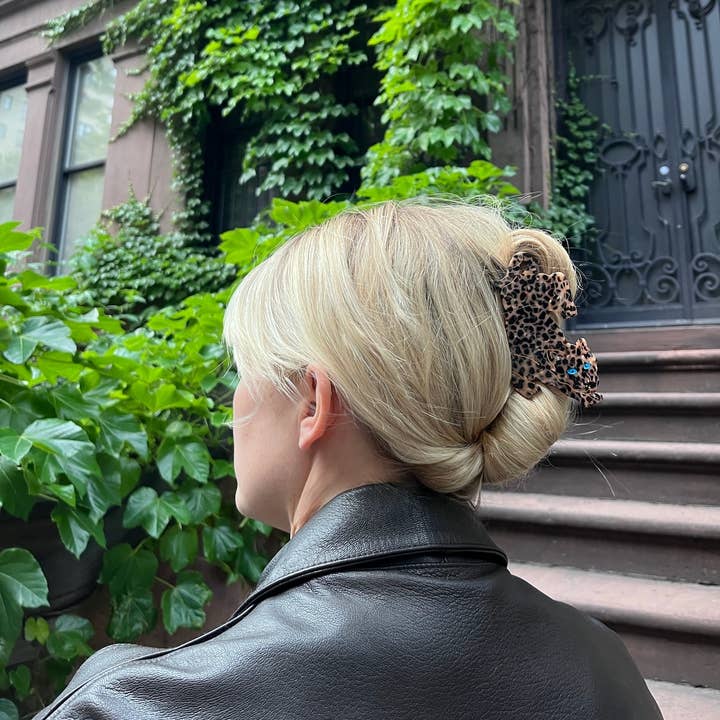 Solar Eclipse - Wholesale Hair Clip - Women's - Hand-painted Leopard Claw Hair Clip | Eco-Friendly2