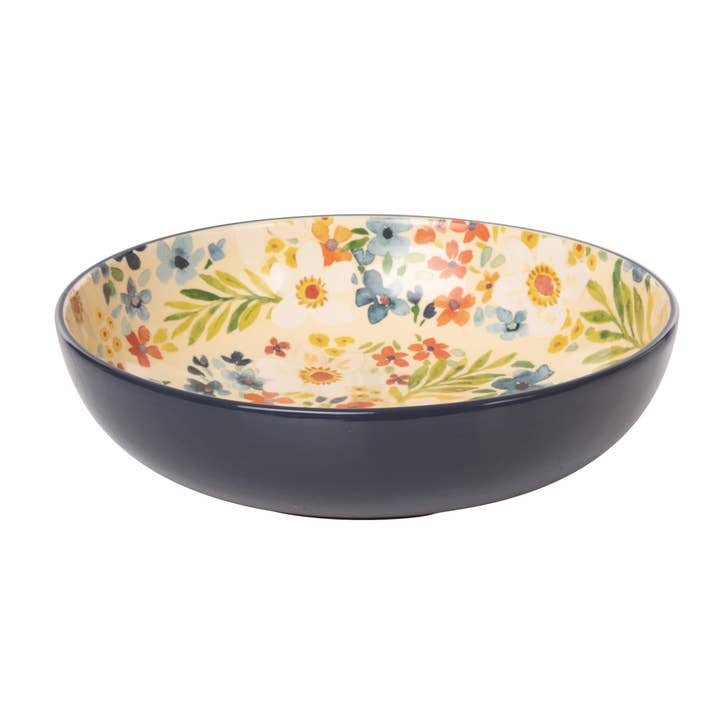 10.75" Everyday Floral Boutique Serving Bowl DS for wholesale by Transpac