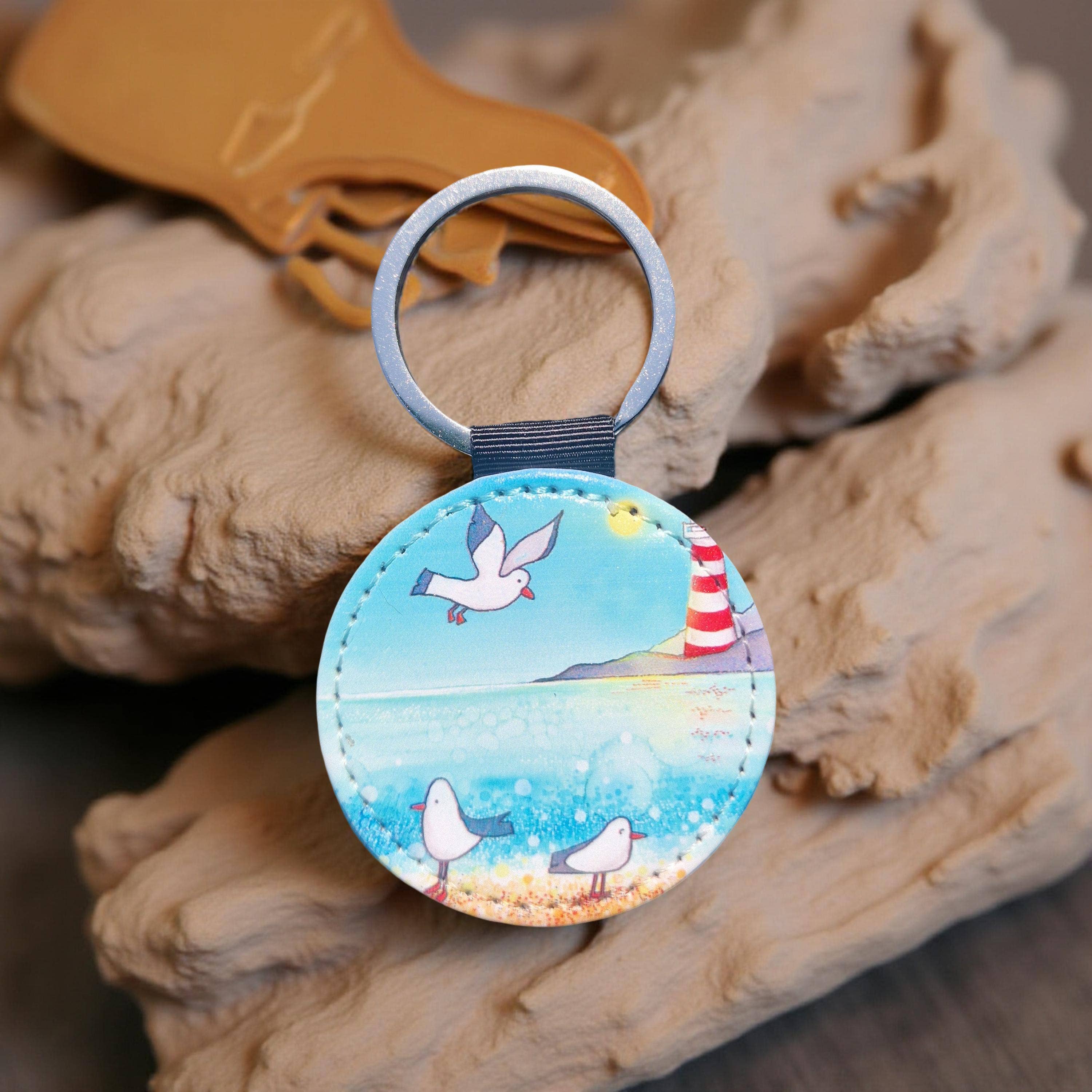 By Jo Crafts - Wholesale Sleutelhanger - Uniseks - 93/97-KR - Strand Kunstleren Sleutelhanger6