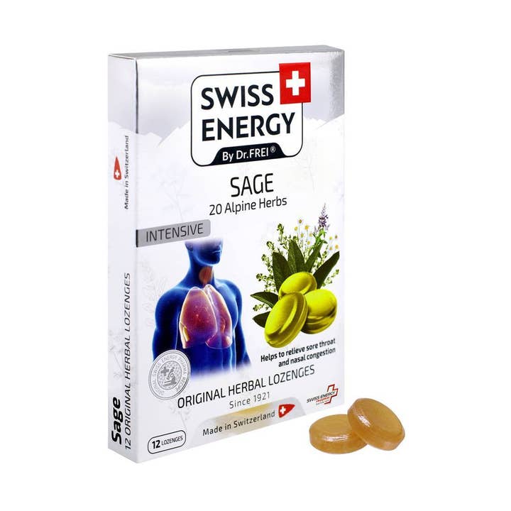 Swiss Energy, Salvia, 20 Alpina Örter, original ör för wholesale av SwissHerbs Pharma GmbH