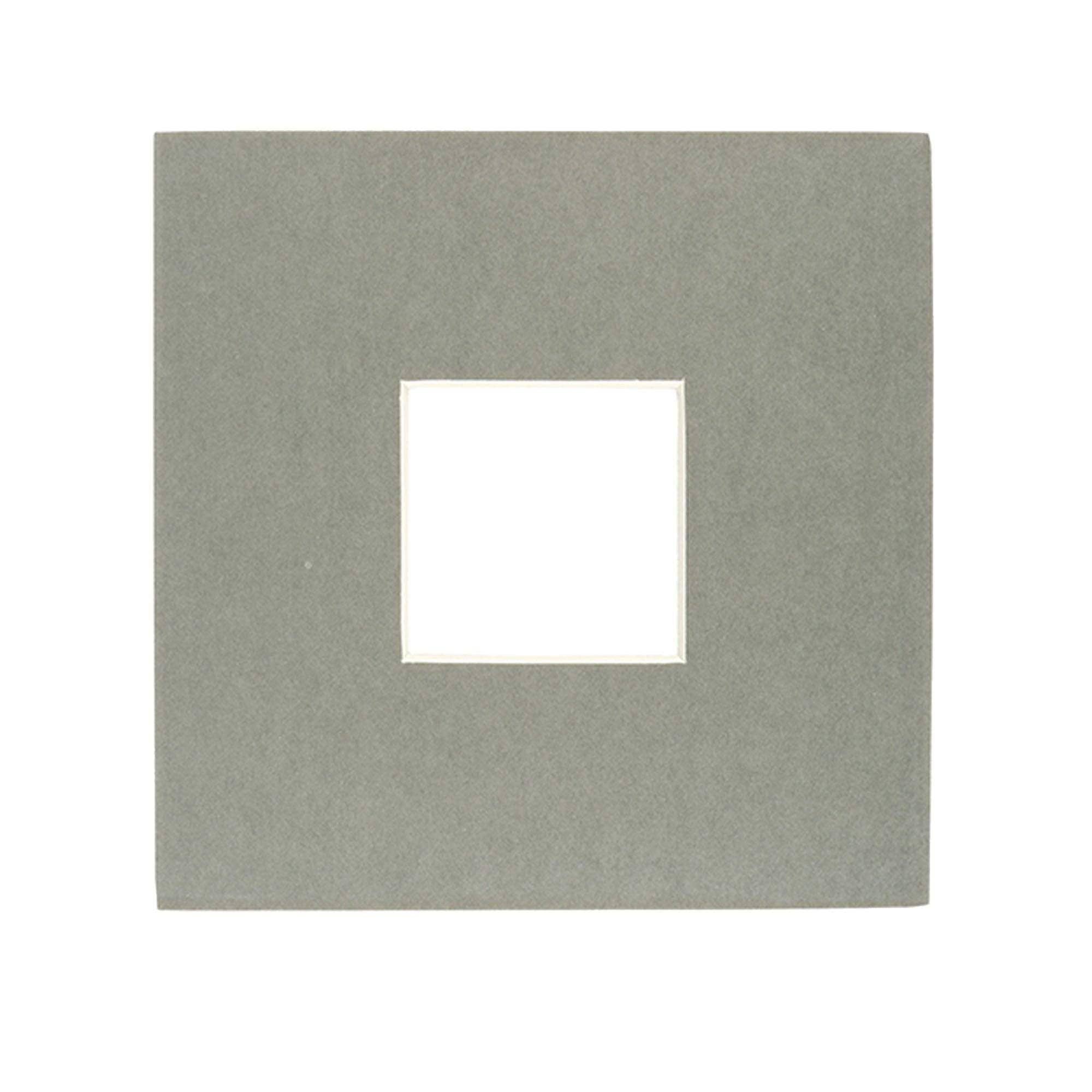 Rinkit Pty Ltd - Wholesale Picture frame - Picture Mount for 6 x 6 Frame | Photo Size 2 x 2 - Grey