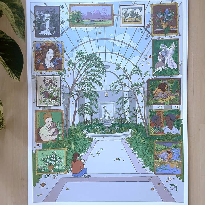 Lydia Tonkonow Art and Design LLC - Wholesale Art Print - Wild Washington, DC: National Gallery of Art - 12x16" Print2