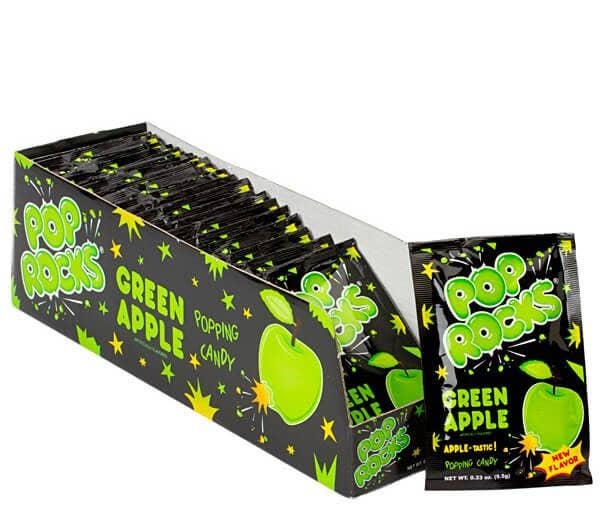 Sugar Bear Candy - Vente Bonbons durs - Pomme verte Pop Rocks 24 carats 0
