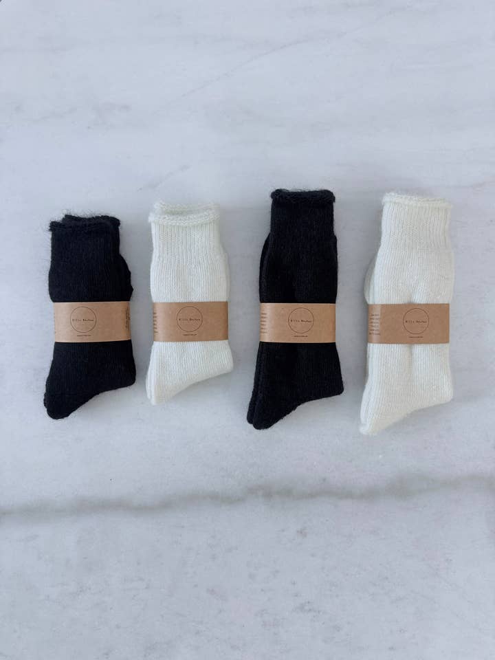 CANADA MOHAIR SOCKS for wholesale by Billy Bamboo