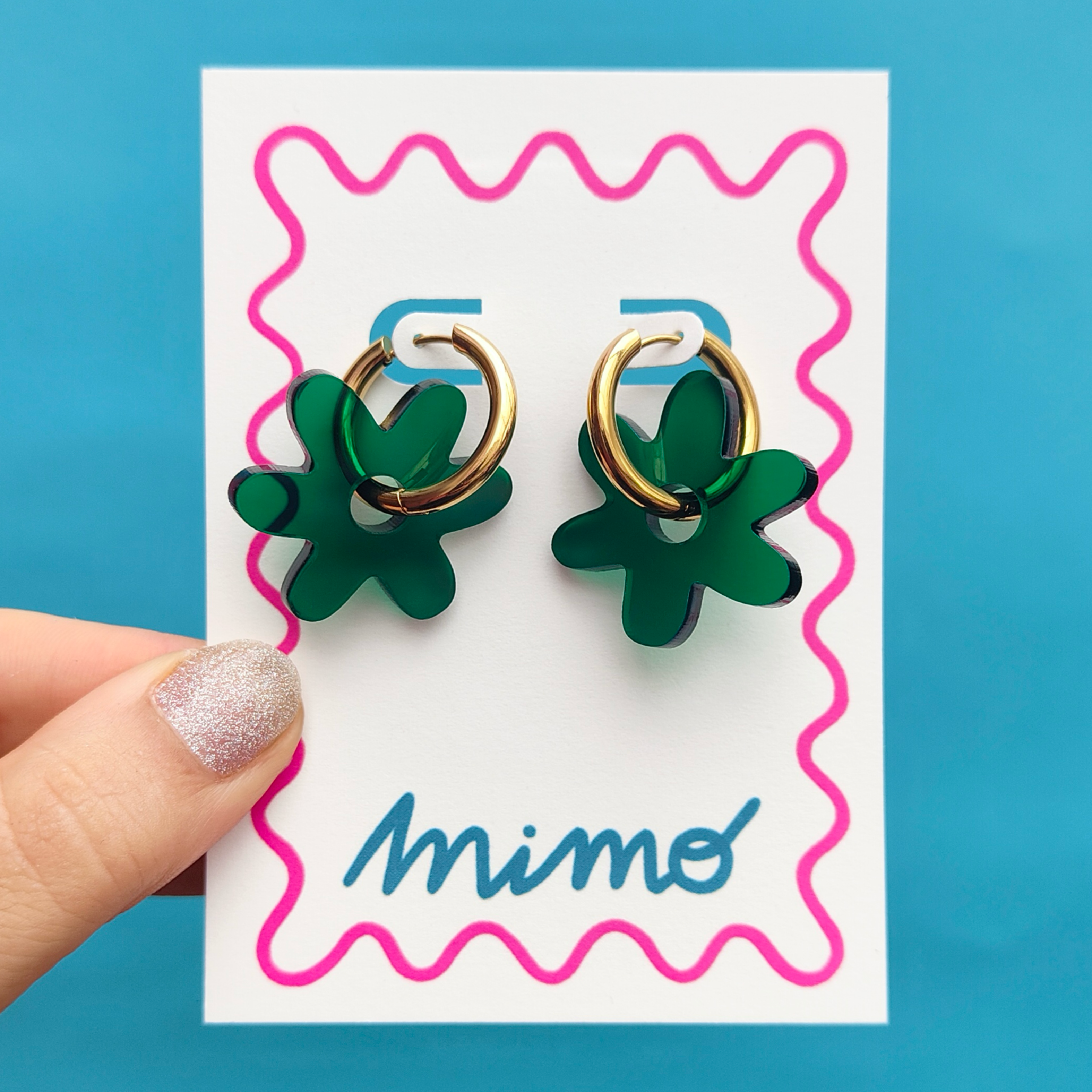 Mimo – wholesale Hoop earrings – Wholesale Flower Hoop Earrings16