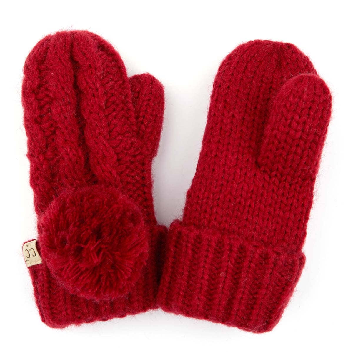 Truly Contagious – wholesale Mittens – Child – CC Kids Pom Mittens ( KIDS MT-24 )12