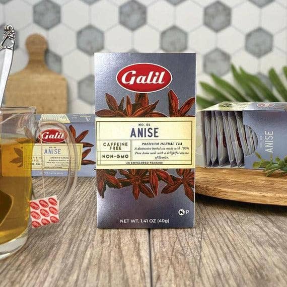 Galil Brands - Wholesale Tea Bags - Anise Herbal Tea | 20' Tea Bags | 1.41 oz | Galil1