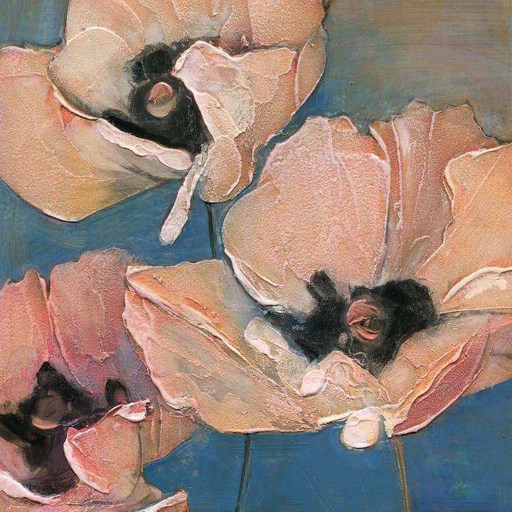 Poppy Portrait VI - Fine Art Print for wholesale by Denise Souza Finney Paintings