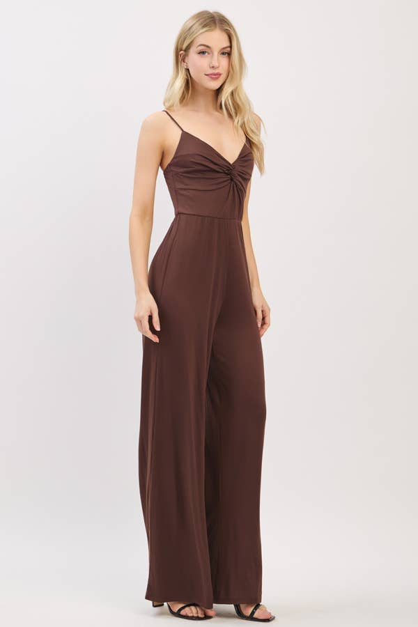 Heart & Hips - Wholesale Jumpsuit - Women's - JR56656 - TWISTED DETAIL PALAZZO SLIP JUMPSUIT15
