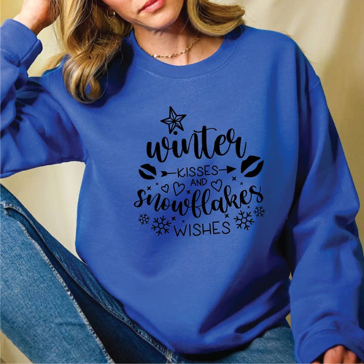 Let It Snow Sweatshirts for wholesale by Clover + Cotton Co