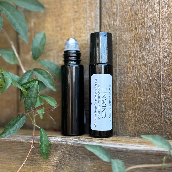 Unwind Aromatherapy Ritual Oil for wholesale by Glamour Witch Boutique