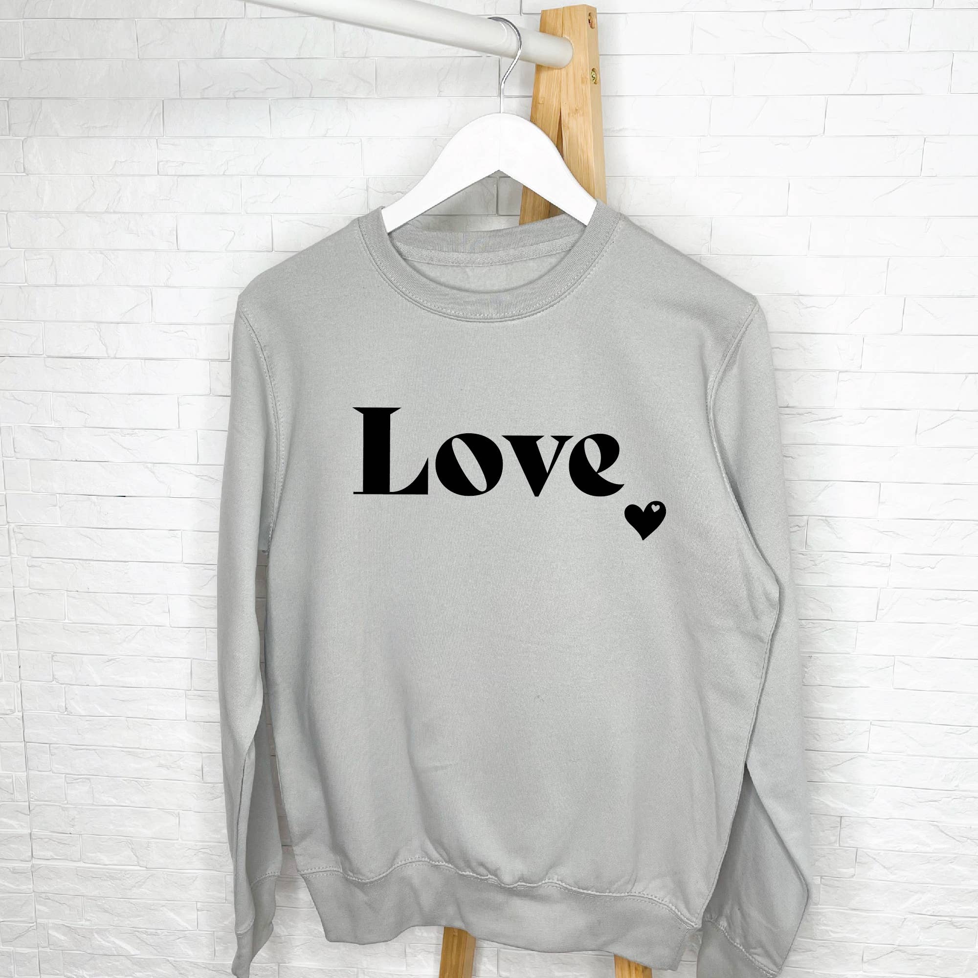 Lovetree Design - Vendita all'ingrosso Felpa stampata - Donna - Felpa con slogan Love3