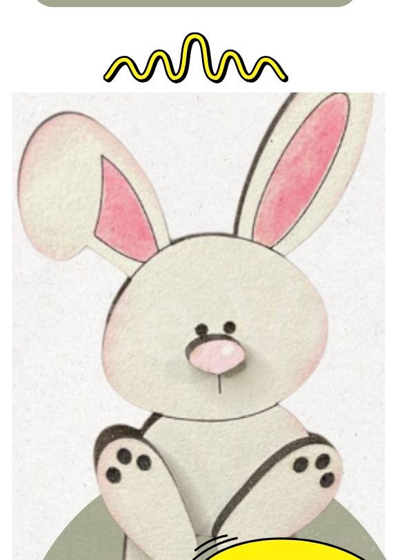 Woodland Animal Bookmark Kit-Bunny for wholesale by The Craft Witch