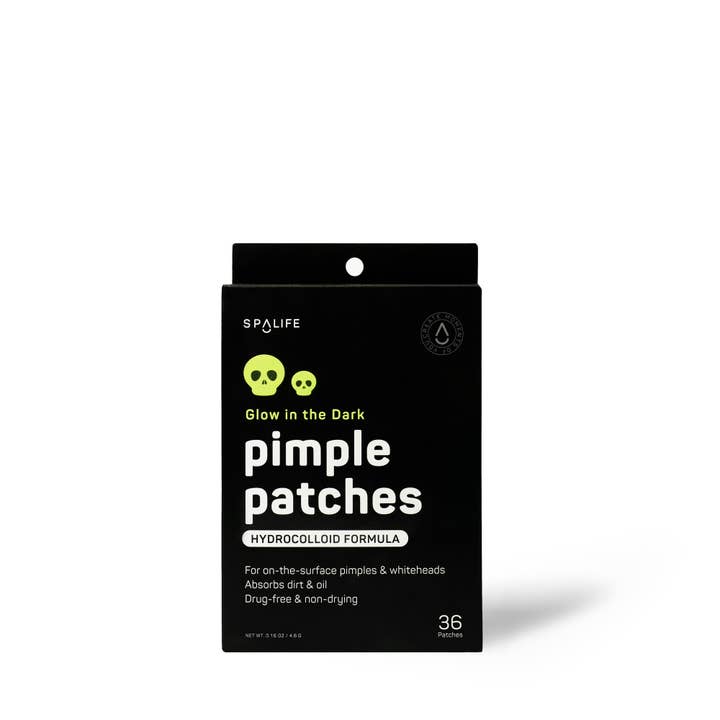 My Spa Life - Wholesale Acne/Hydrocolloid Patch - Glow in the Dark Skulls Halloween Pimple Patches