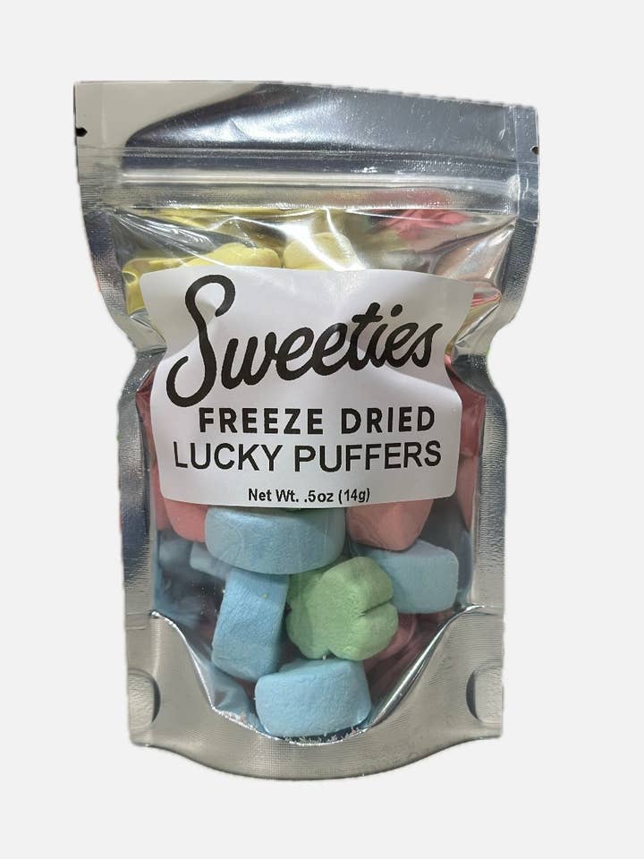 Freeze Dried Lucky Puffers for wholesale by Sweeties FD