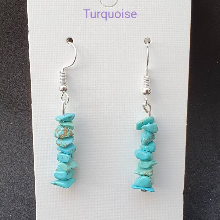 Pendientes Cristal Turquesa para venta al por mayor de Sweetpea Creations