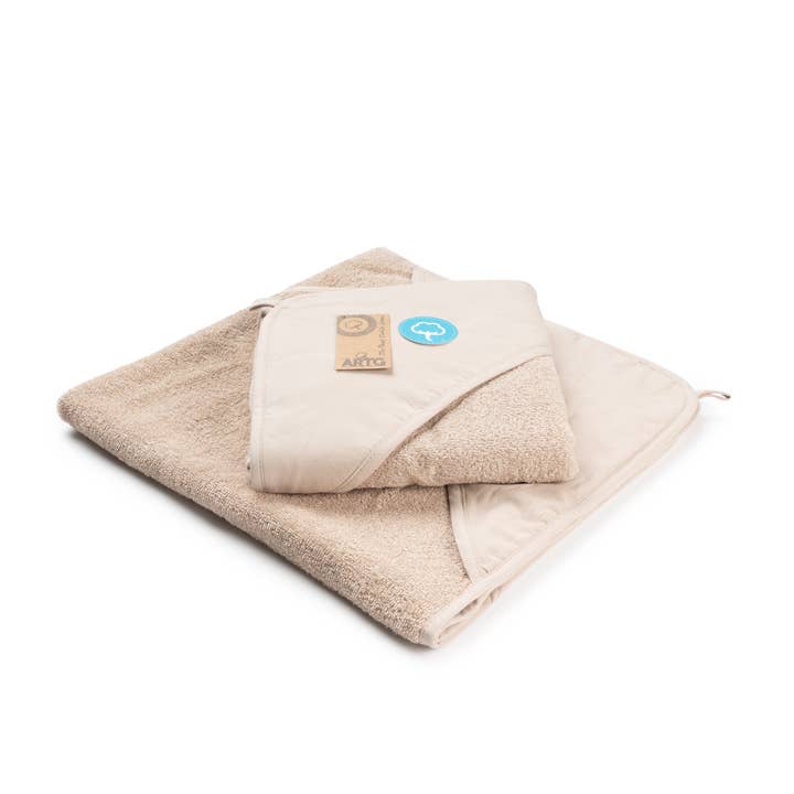 ARTG Babiezz® Asciugamano con cappuccio Taupe per la vendita all'ingrosso da parte di ARTG