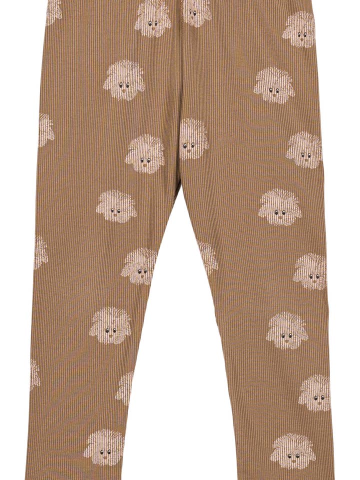 Rom Pom Mocha dog leggings for wholesale by Studio Bohème Paris