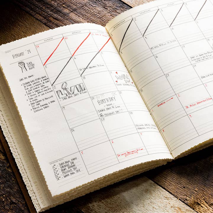 Agenda en cuir Triad XL pour la vente par Rustico