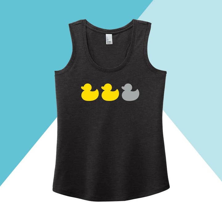 Duck Duck Grey Duck Minnesota Women's Racerback Tank for wholesale by North Owl Apparel