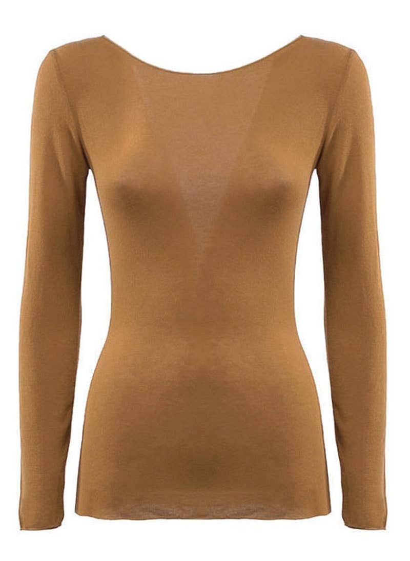 POUR MOI - Wholesale Knit Top - Women's - BASIC BOAT NECK CASHMERE SWEATER0