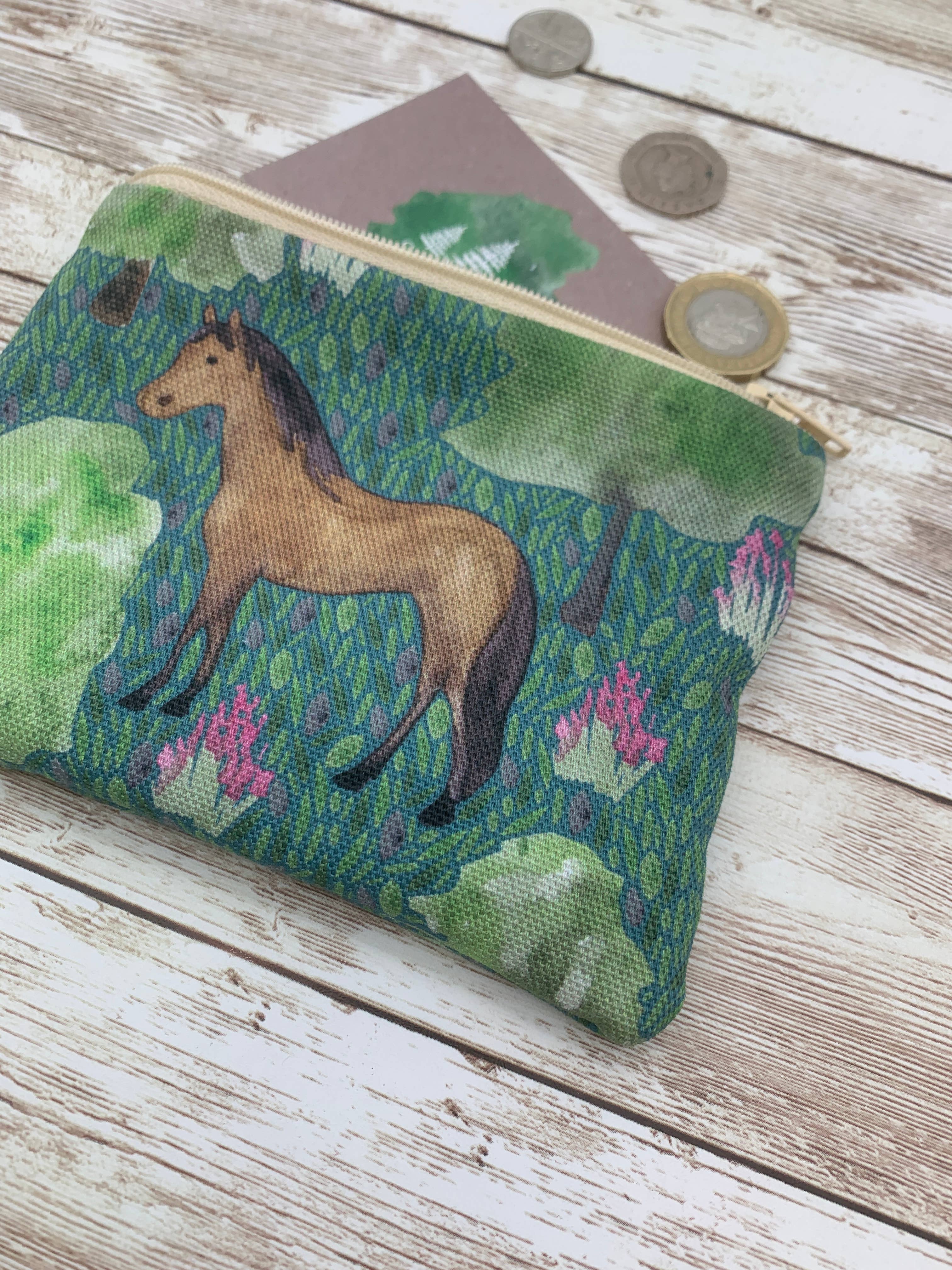 Samantha Hall Designs - Wholesale Coin Purse - Unisex - Mustang Horse Coin Purse2