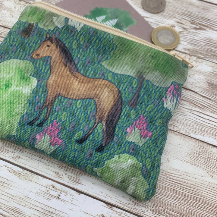 Samantha Hall Designs - Wholesale Coin Purse - Unisex - Mustang Horse Coin Purse2
