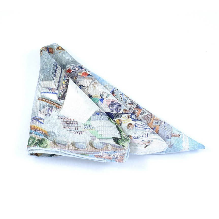 David Watson – wholesale Pocket square – Men’s – Henley Regatta Pocket Square1