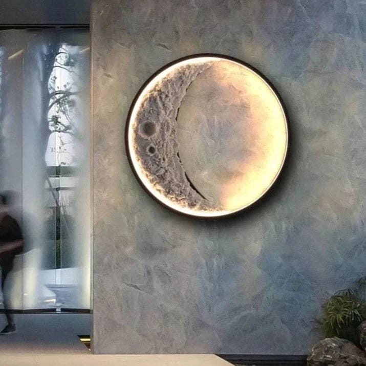 BRECK + FOX - Wholesale Outdoor/Lawn Light - Crescent Moon Wall Light2