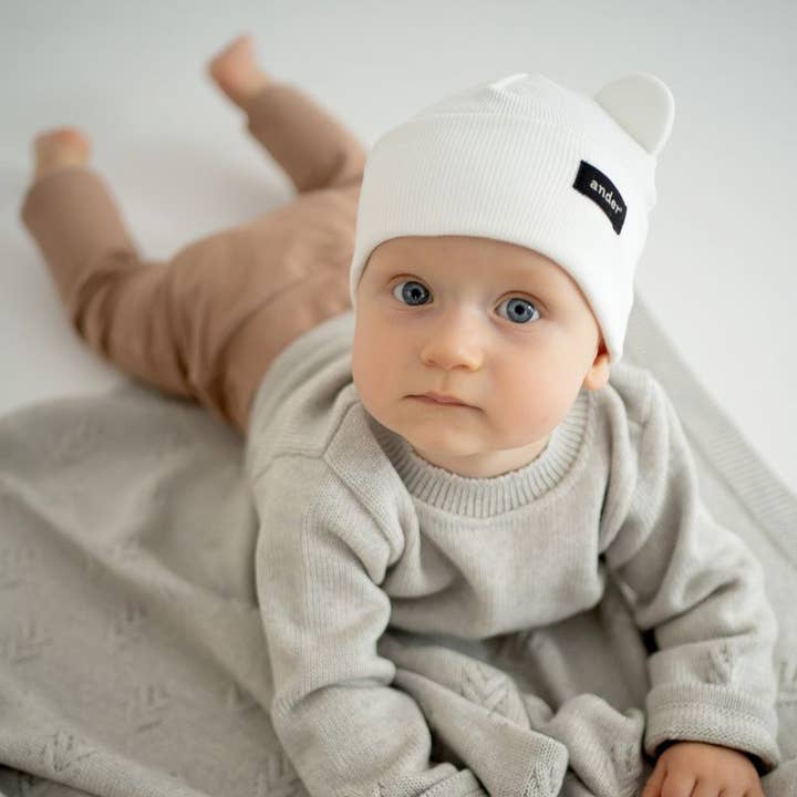 Ander - Wholesale Beanie - Kids - Children's hat made of knitted cotton, elastic! Made in PL4
